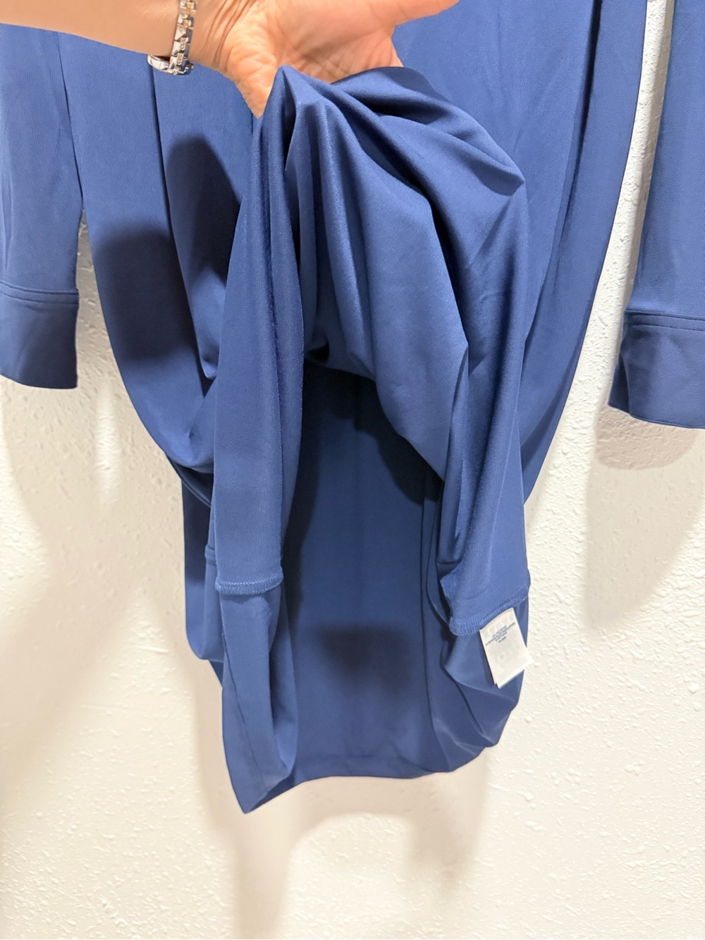 Lands' End Navy Shirt Dress L - Picture 6 of 9